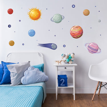 Solar System Planets Wall Decals